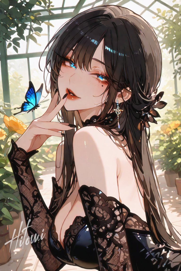 花与蝶-pixiv插画-作品交流服务