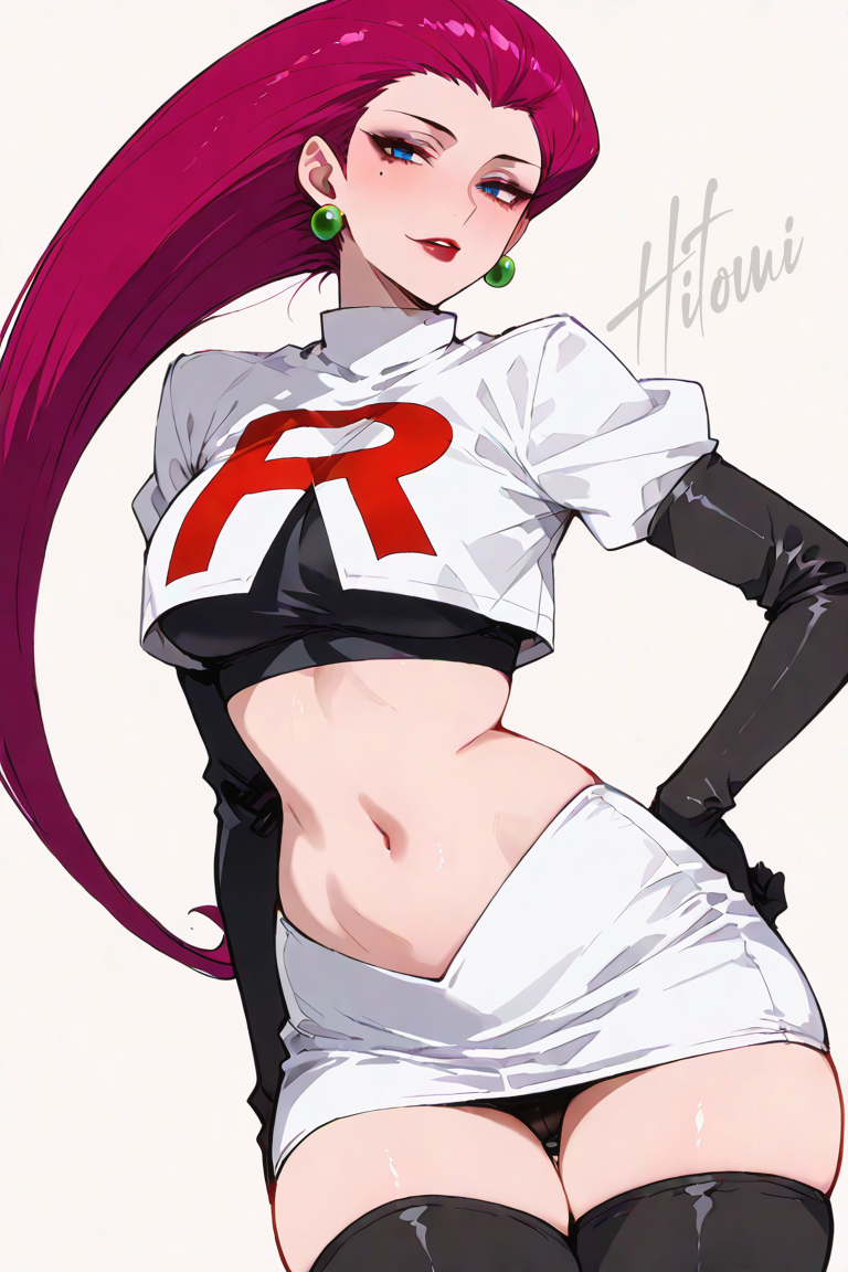 武藏-火箭队制服-pixiv插画-作品交流服务