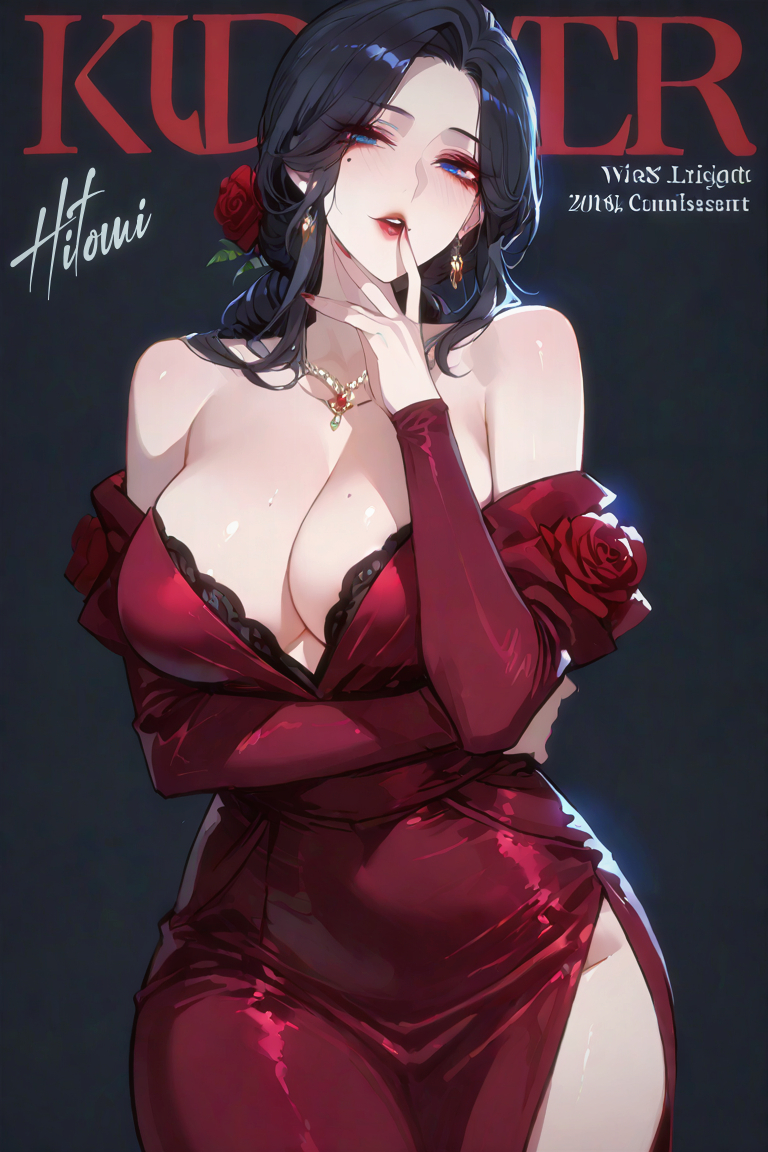 夜玫瑰Ⅱ-冷胭-pixiv插画-作品交流服务