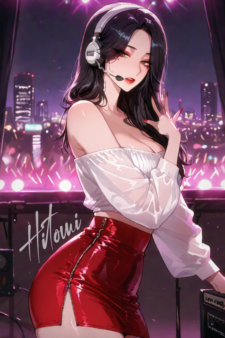 夜繁花-DJ-pixiv插画-作品交流服务