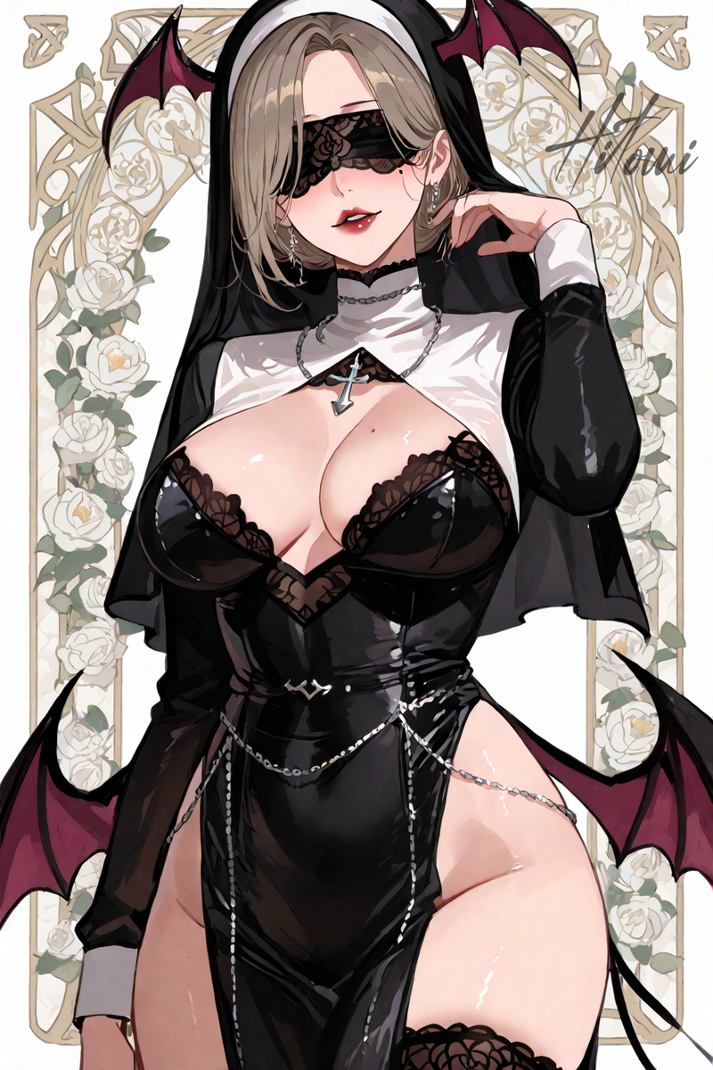 魅魔修女-pixiv插画-作品交流服务