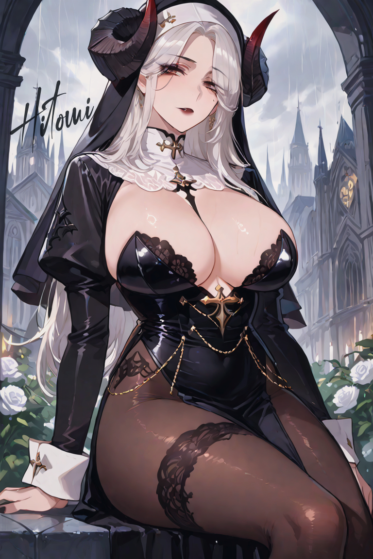 魅魔修女(Remade)-pixiv插画-作品交流服务