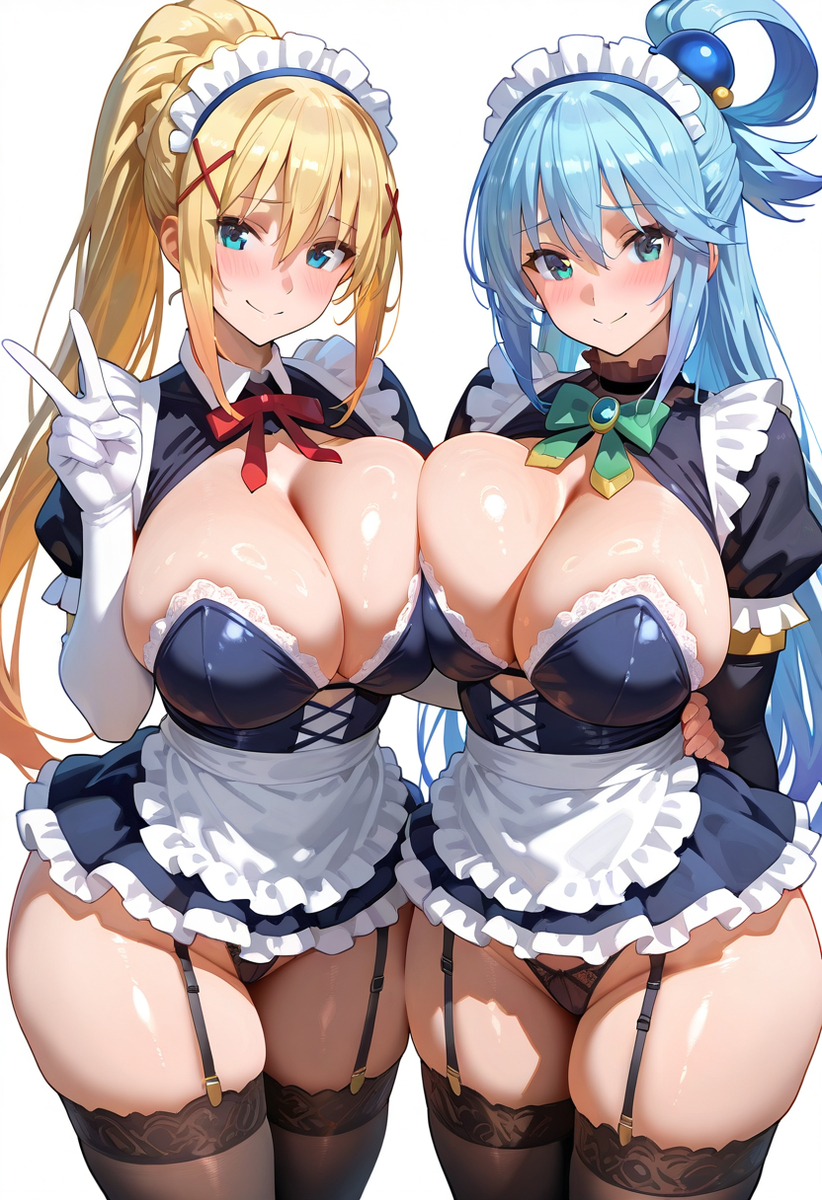 Double maid:-pixiv插画-作品交流服务