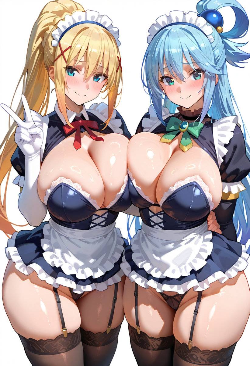 Double maid:-pixiv插画-作品交流服务