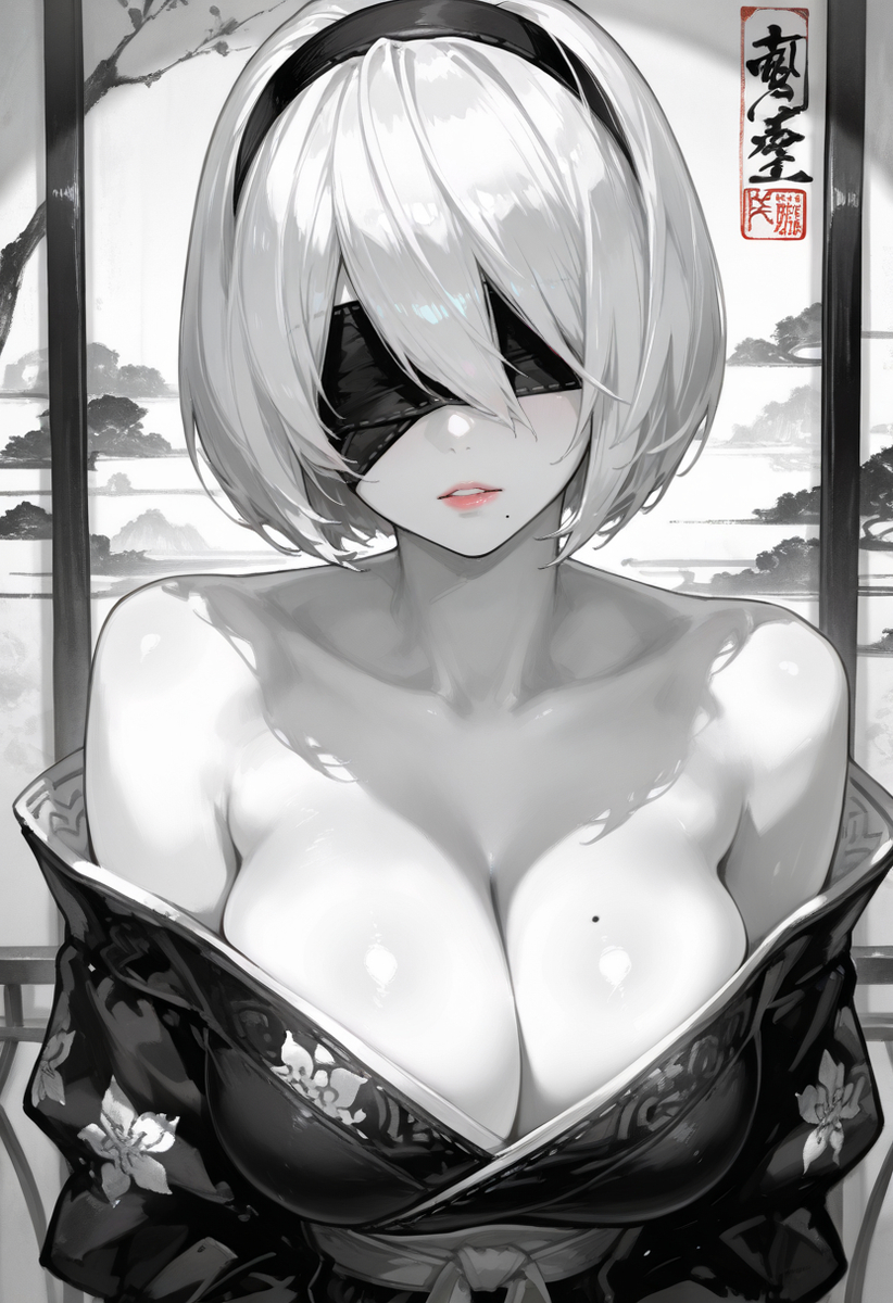 Ink style:-pixiv插画-作品交流服务