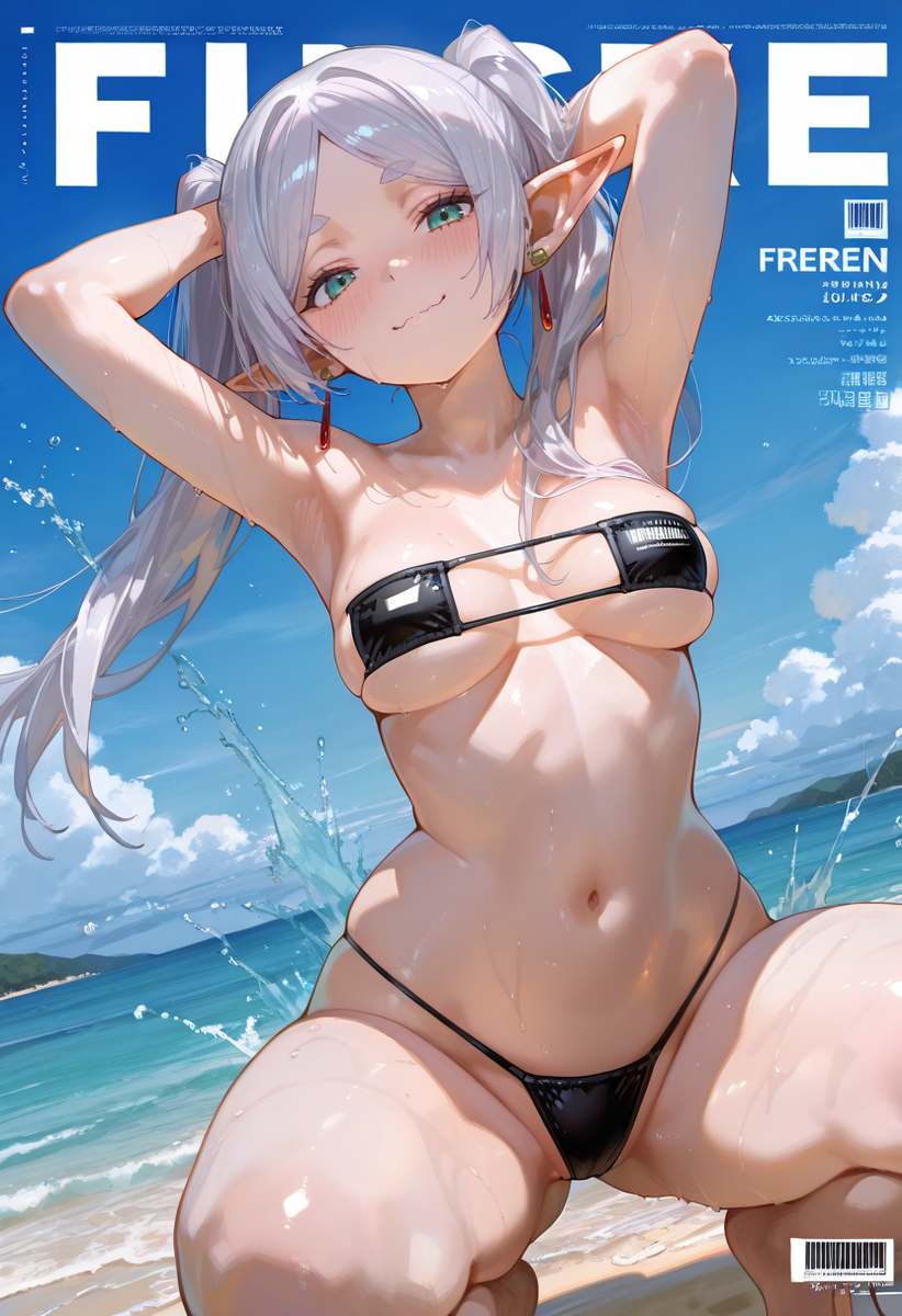 Magazine cover:-pixiv插画-作品交流服务