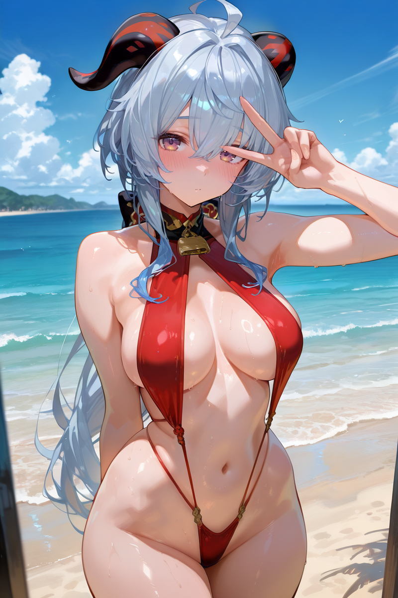 Genshin Impact slingshot:-pixiv插画-作品交流服务