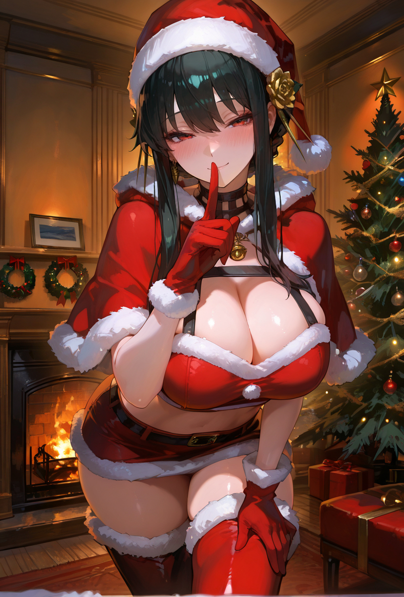 Santa is here:-pixiv插画-作品交流服务