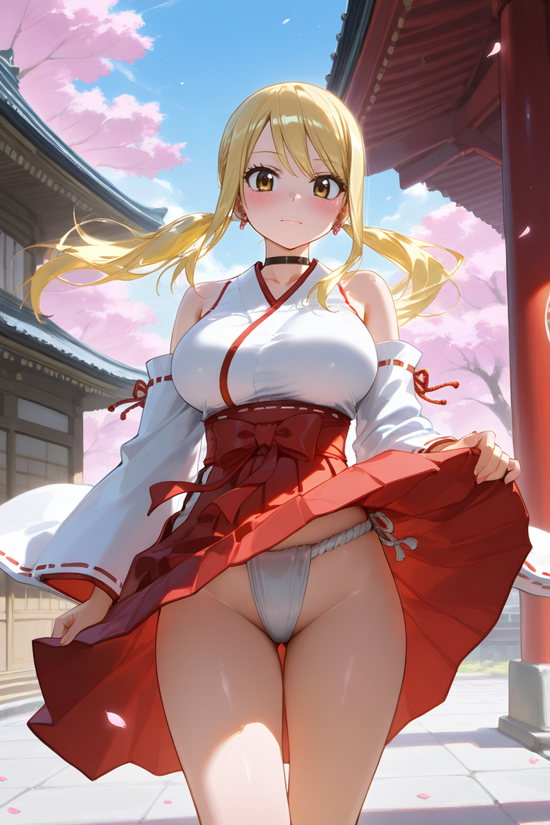 Miko outfit/巫女服-pixiv插画-作品交流服务