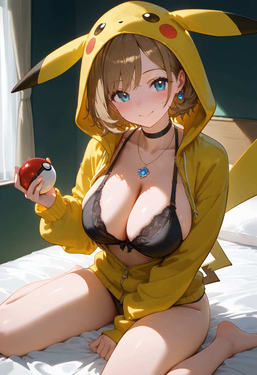 图片[9]-Pikachu pijama/ピカチュウのパジャマ-pixiv插画-作品交流服务