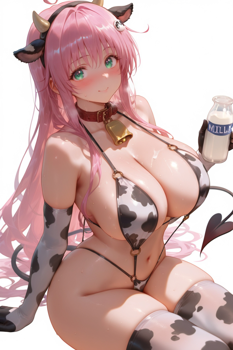 图片[5]-Cow outfit/牛の衣装-pixiv插画-作品交流服务