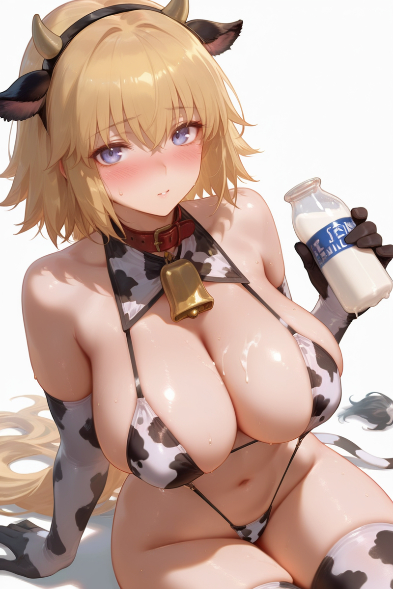 图片[8]-Cow outfit/牛の衣装-pixiv插画-作品交流服务
