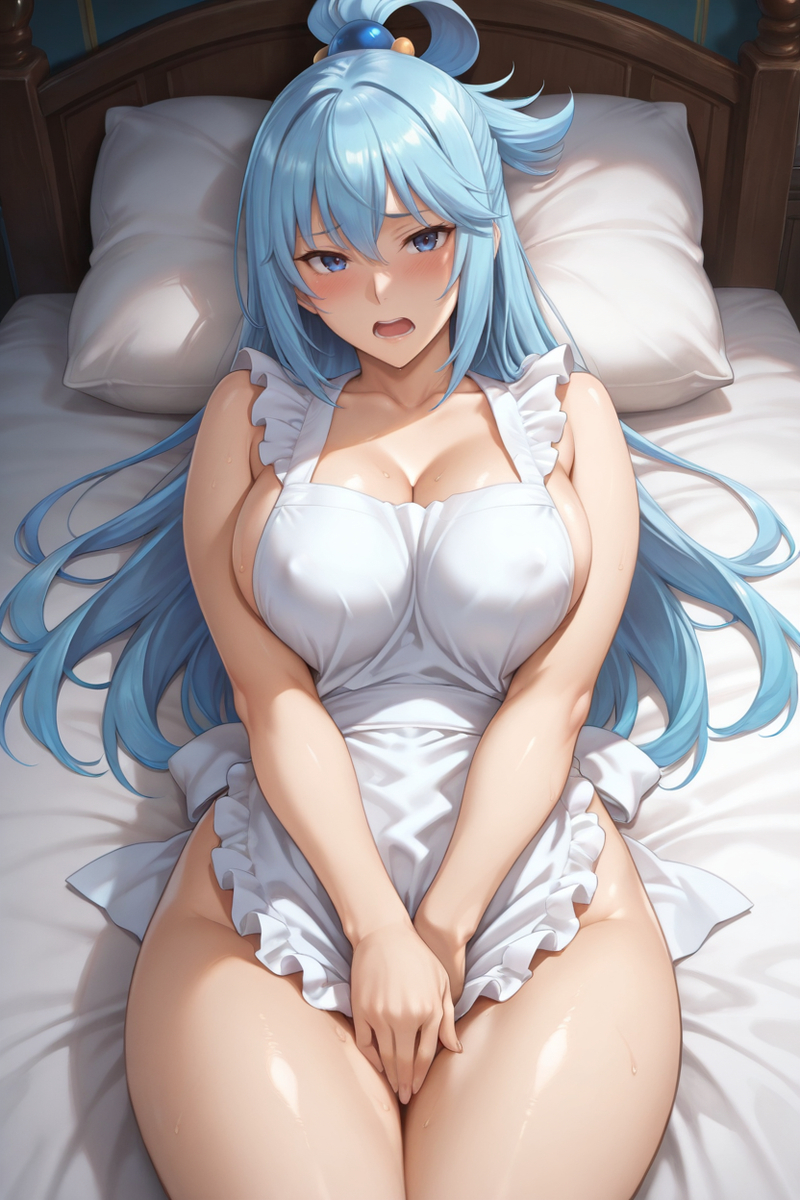 裸エプロン-pixiv插画-作品交流服务