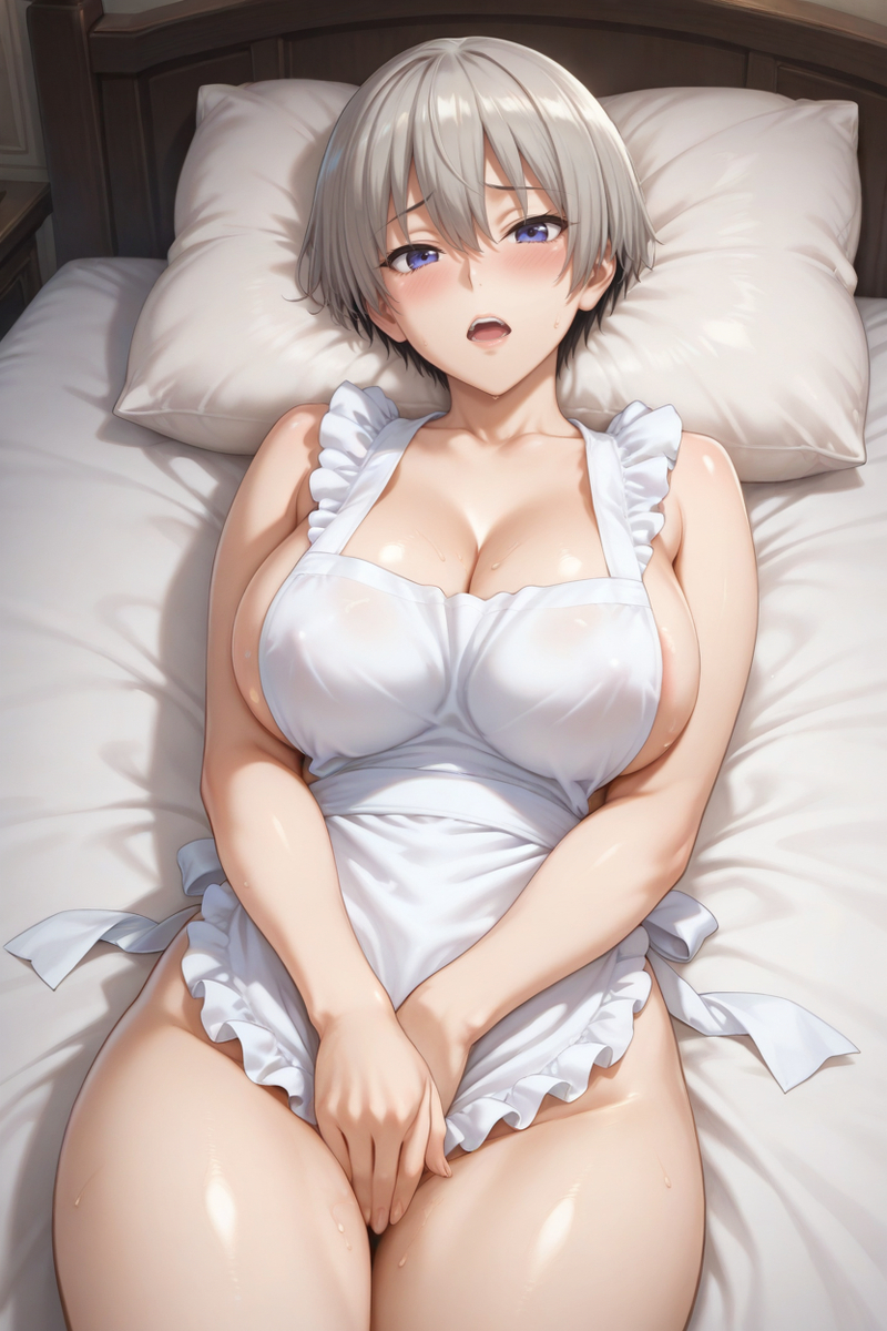 裸エプロン-pixiv插画-作品交流服务