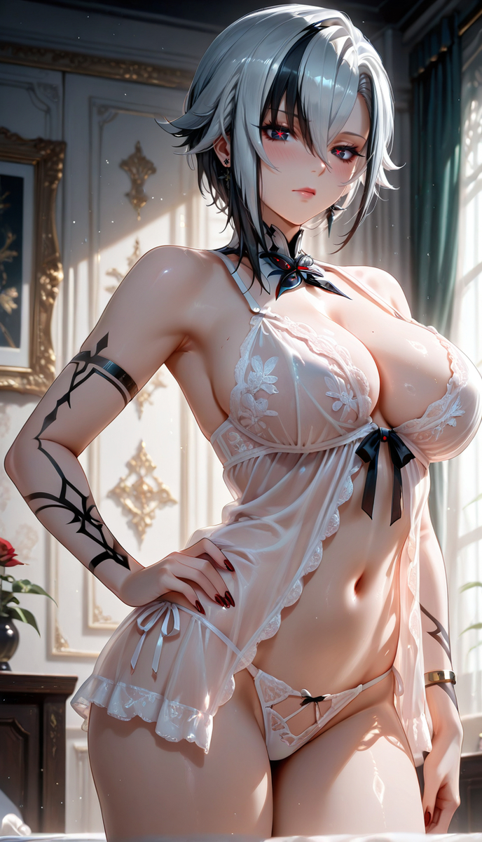 图片[7]-White lingerie/白いランジェリー-pixiv插画-作品交流服务