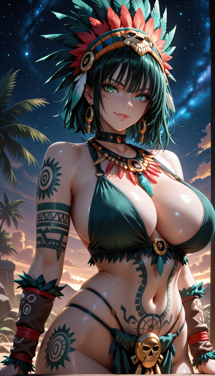 图片[5]-Aztec outfit/アステカの衣装-pixiv插画-作品交流服务