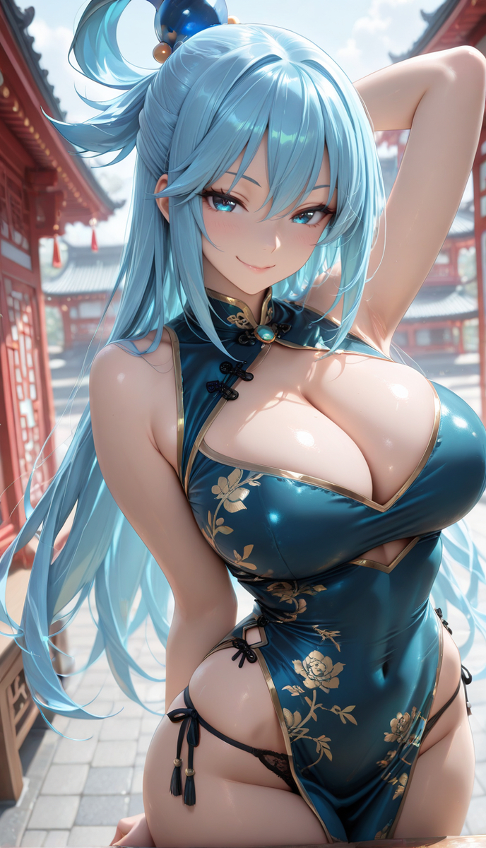 图片[5]-China dress/チャイナドレス-pixiv插画-作品交流服务