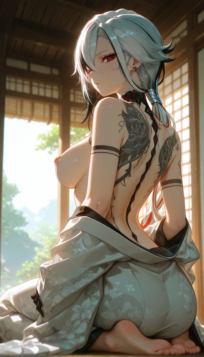 Tattoo girl/タトゥーガール-pixiv插画-作品交流服务