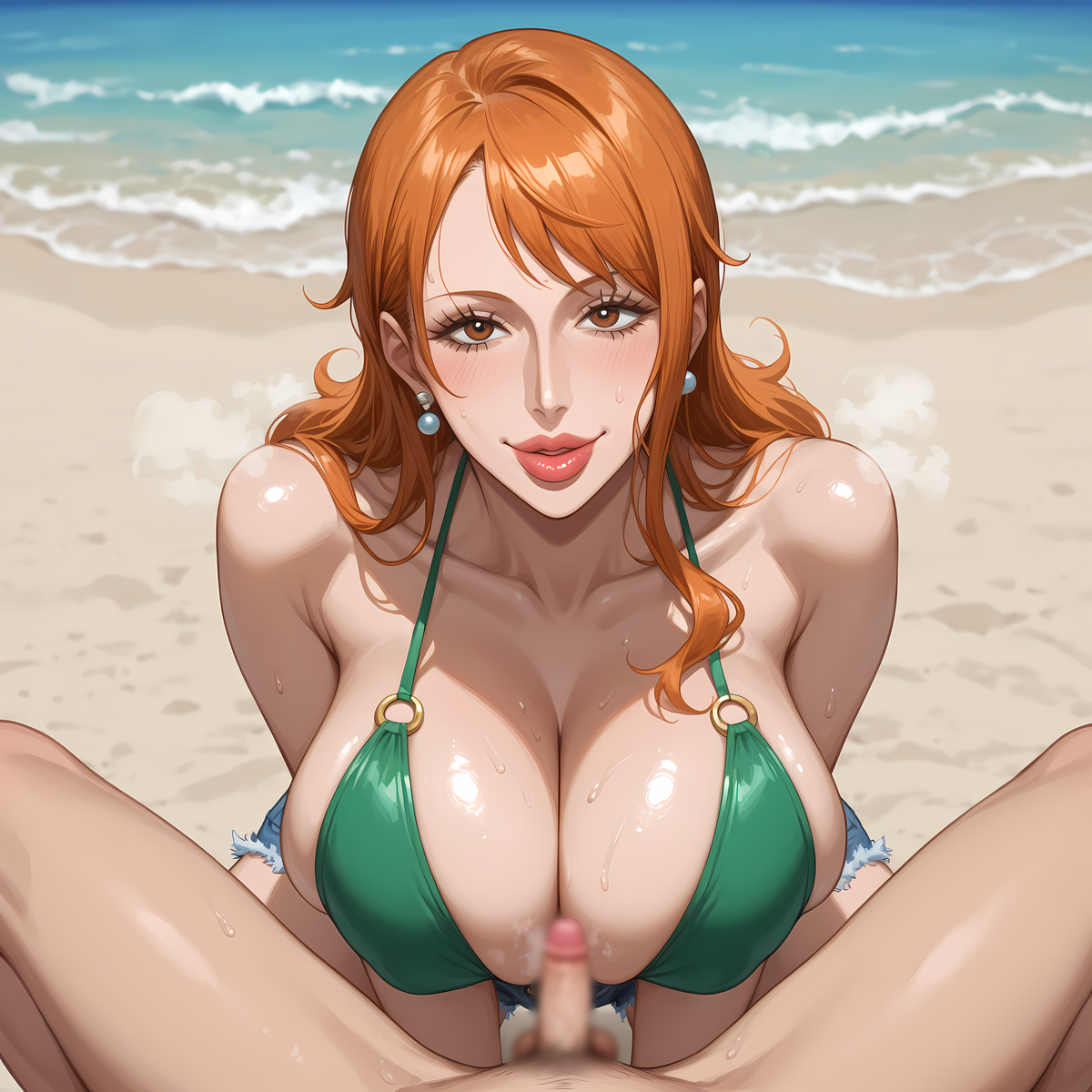 [Test]Nami loves beach.-pixiv插画-作品交流服务