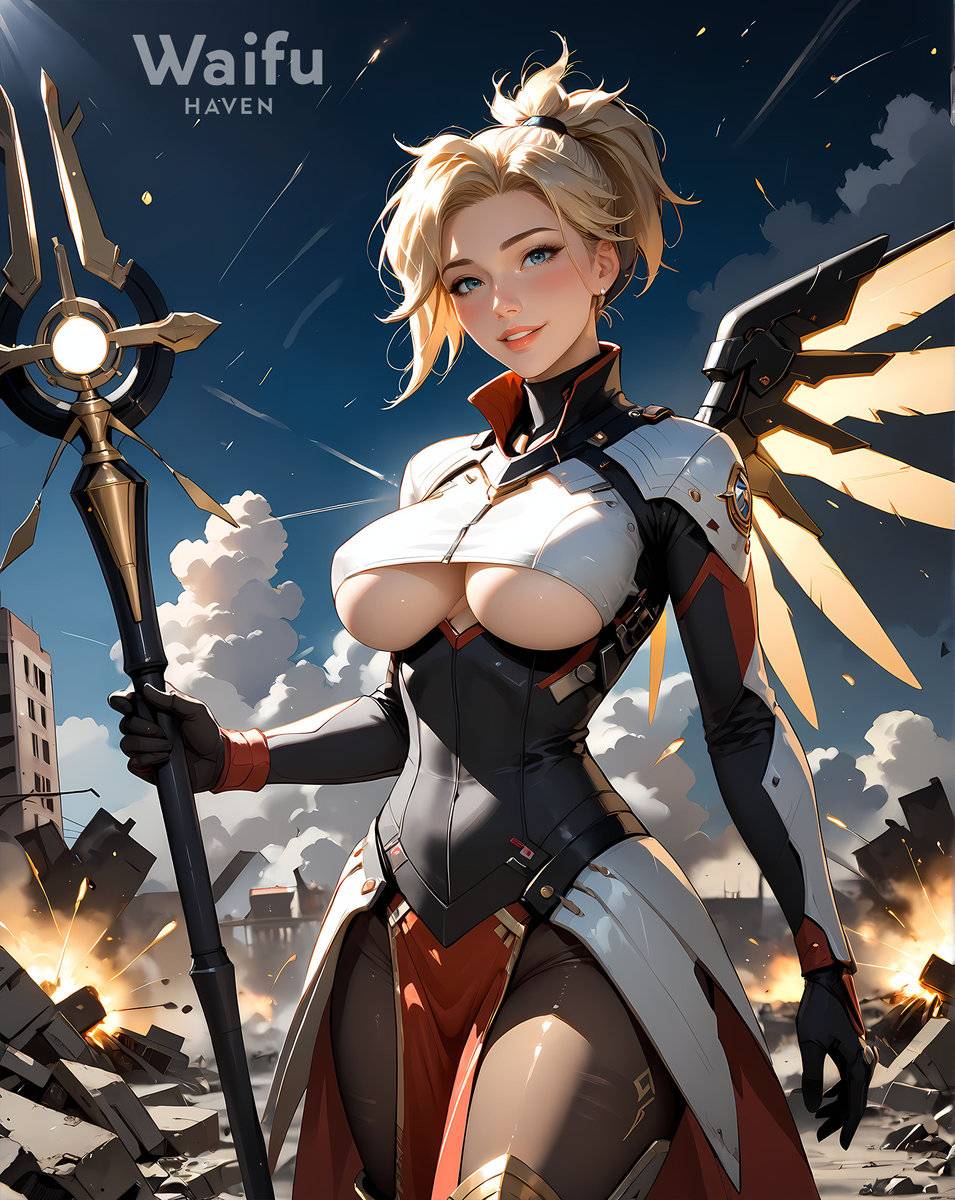 Mercy-pixiv插画-作品交流服务