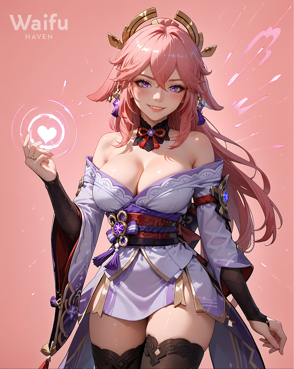 Yae Miko-pixiv插画-作品交流服务