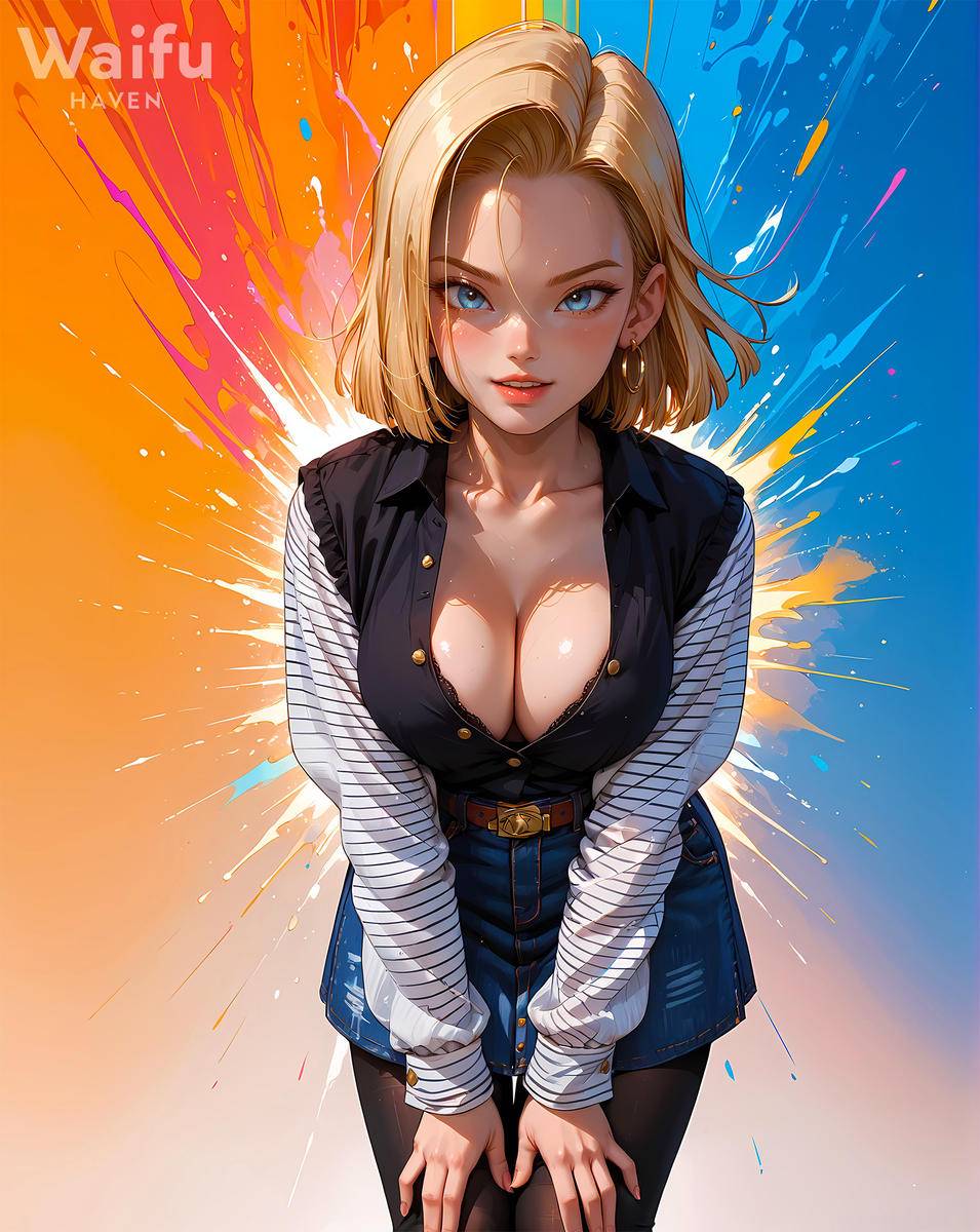 Andoid 18-pixiv插画-作品交流服务