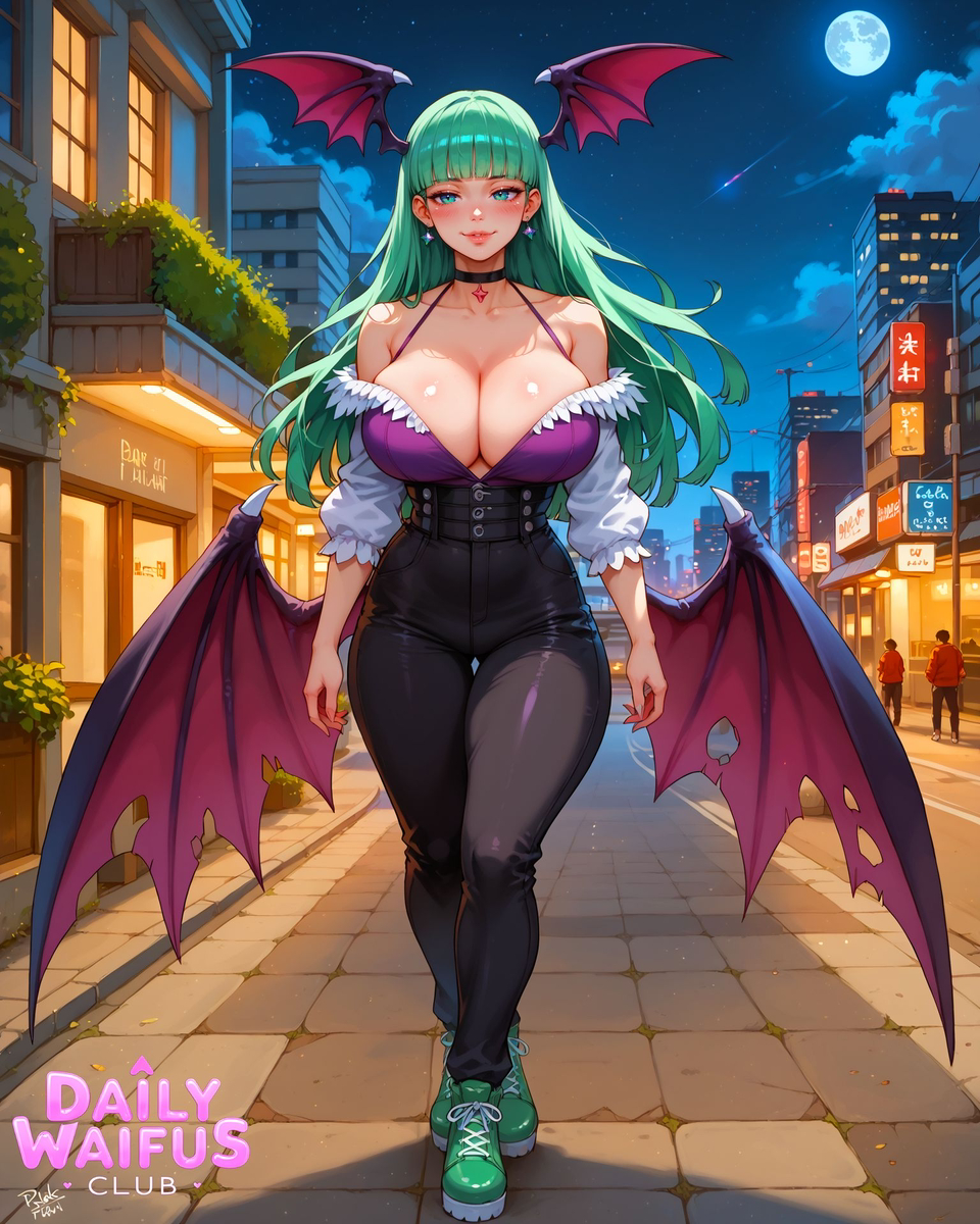 图片[5]-Morrigan Aensland-pixiv插画-作品交流服务
