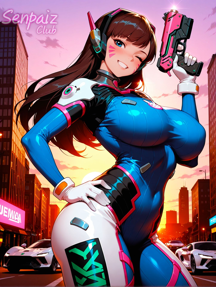 D.Va-pixiv插画-作品交流服务
