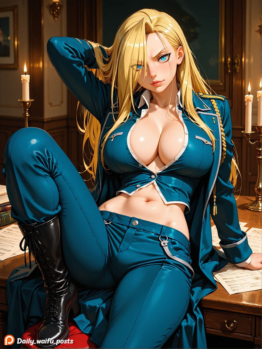 Olivier Mira Armstrong-pixiv插画-作品交流服务