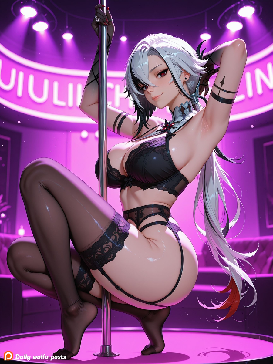 Arlecchino-pixiv插画-作品交流服务