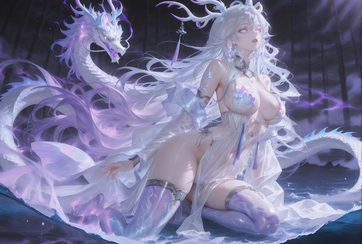 西海龙王敖闰-pixiv插画-作品交流服务