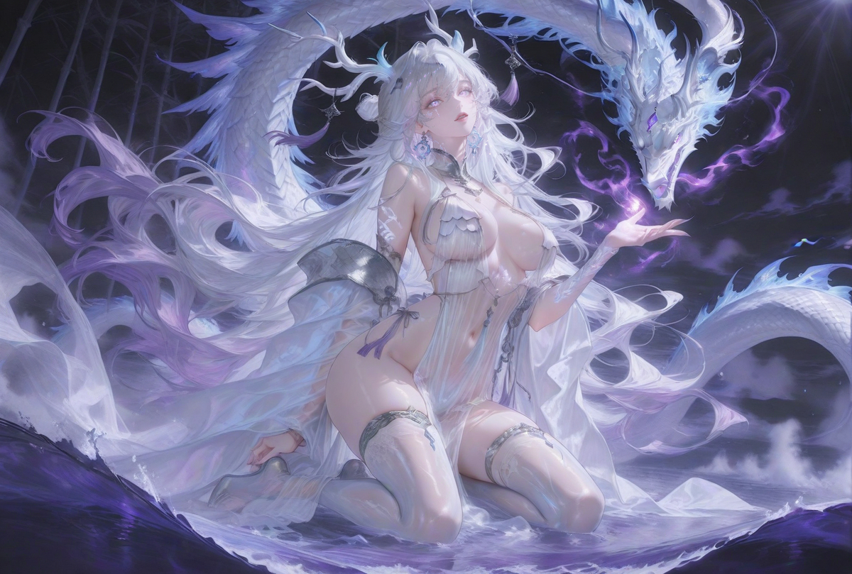 西海龙王敖闰-pixiv插画-作品交流服务