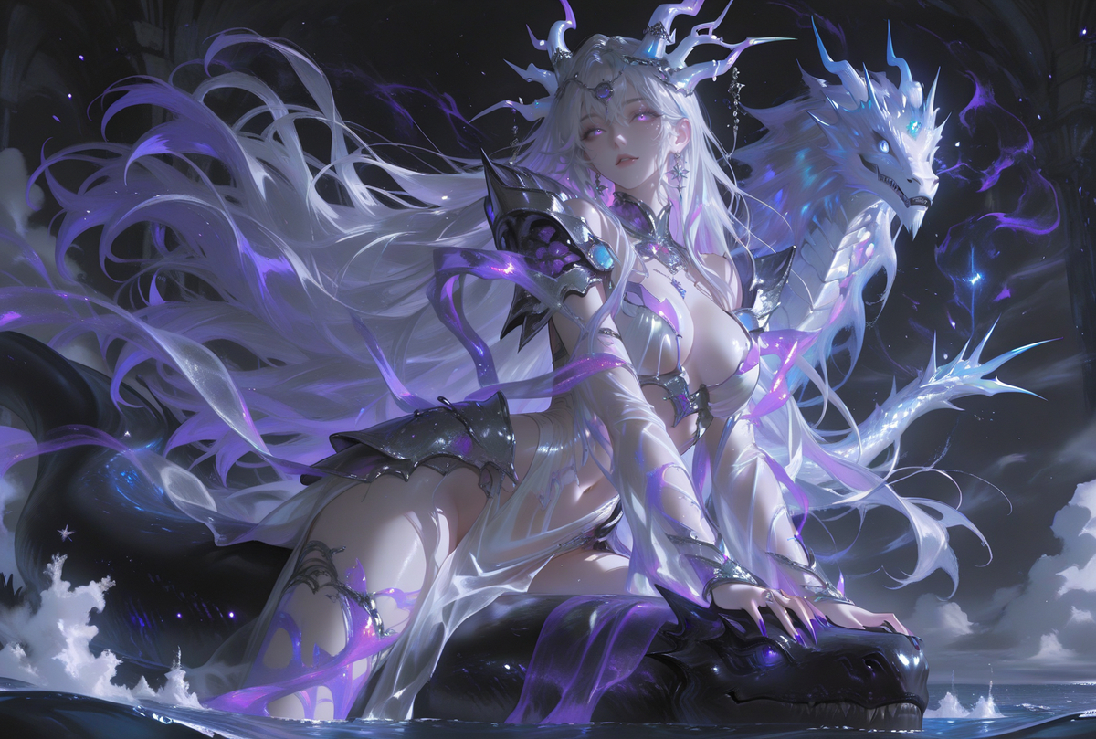 西海龙王敖闰-pixiv插画-作品交流服务