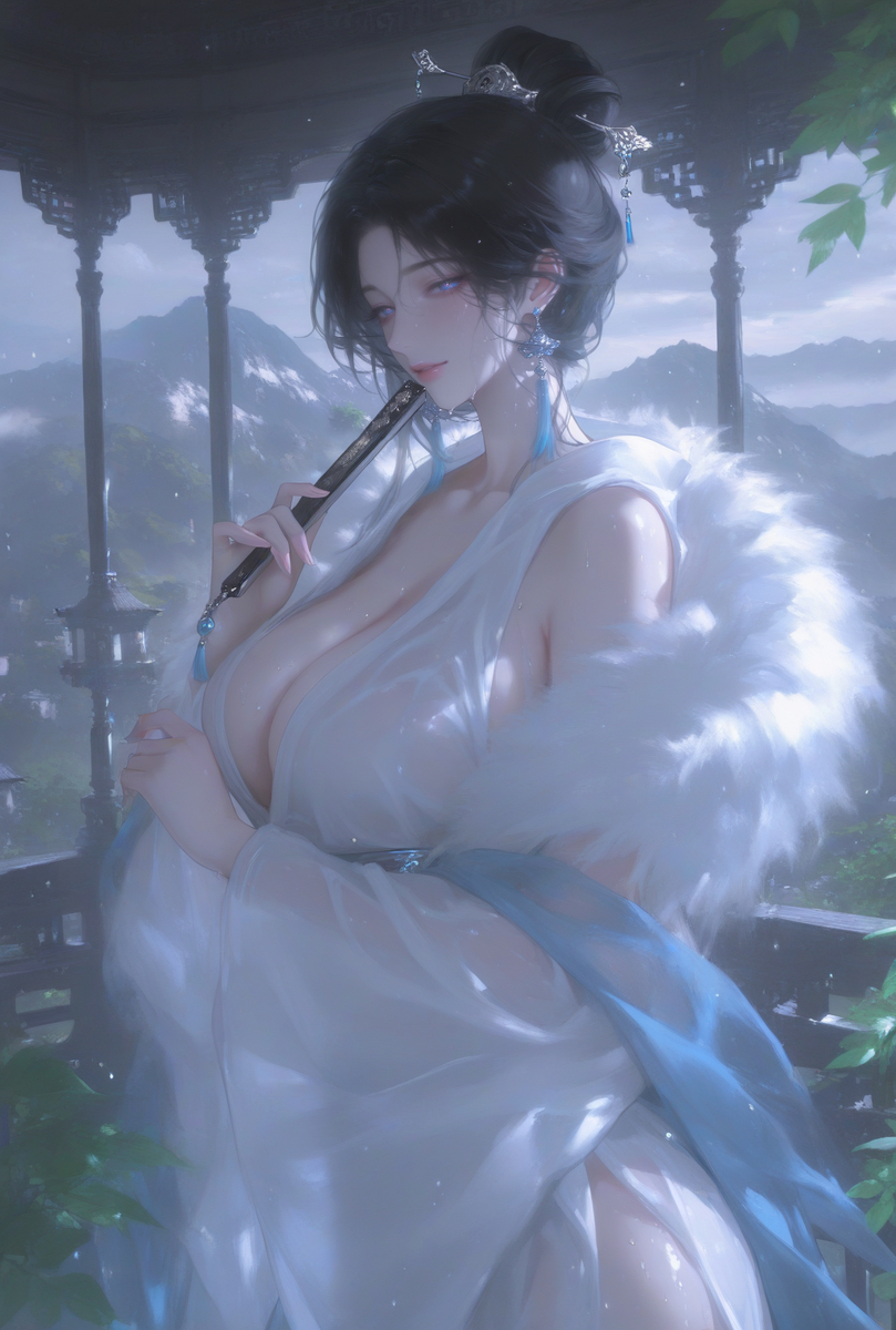 不去上学，天天往娘亲这跑？-pixiv插画-作品交流服务