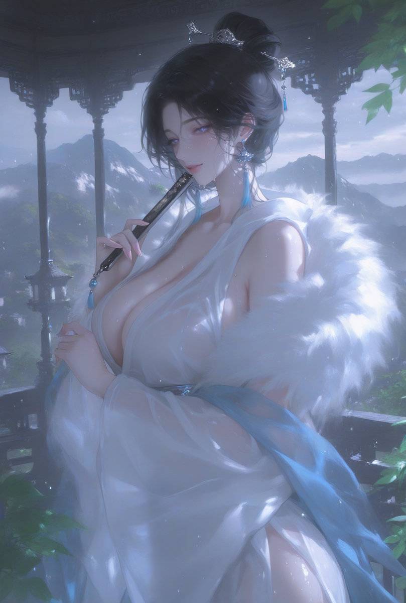 图片[1]-不去上学，天天往娘亲这跑？-pixiv插画-作品交流服务