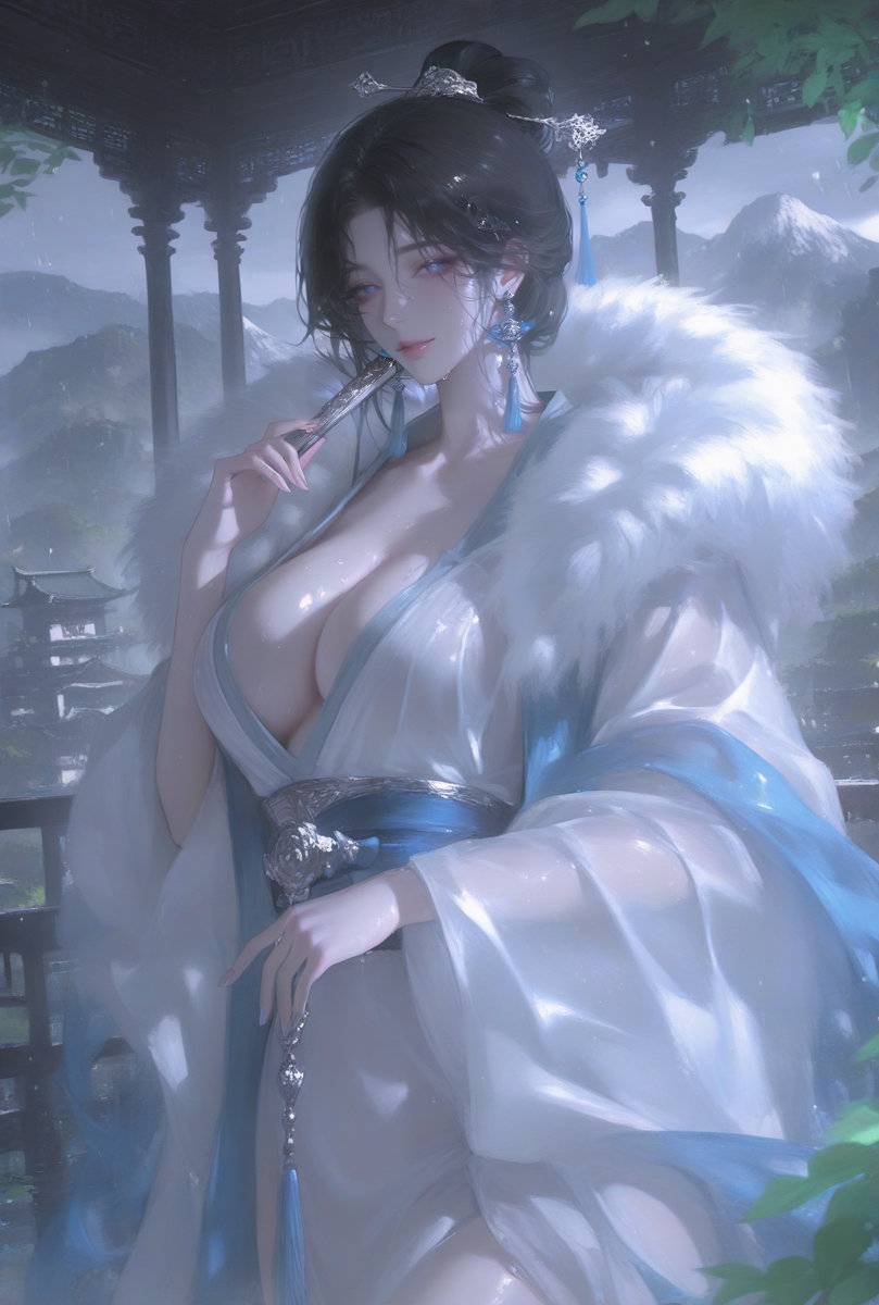 图片[3]-不去上学，天天往娘亲这跑？-pixiv插画-作品交流服务
