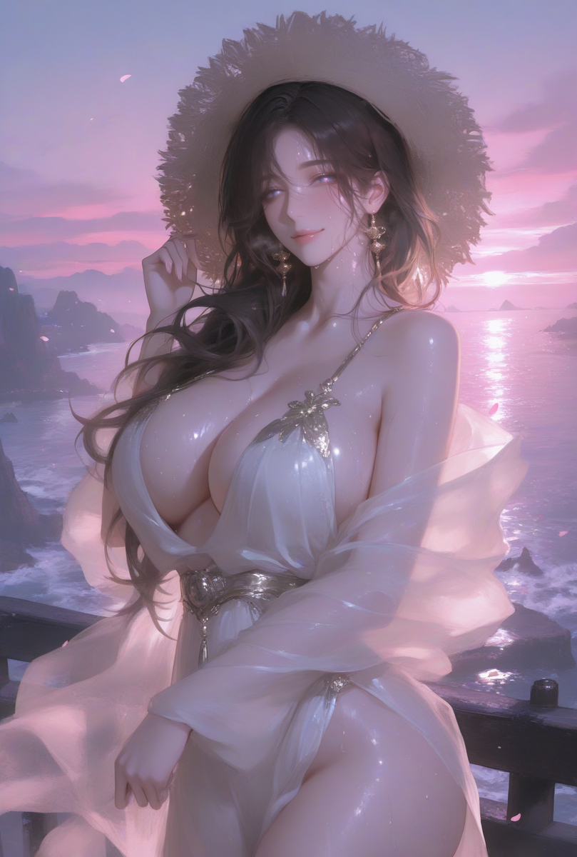 和妈妈的婚后海边蜜月-pixiv插画-作品交流服务