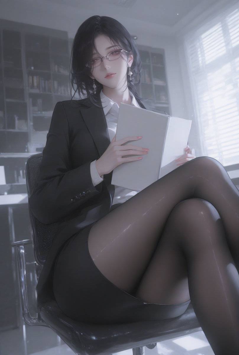 图片[1]-高冷总裁妈妈-pixiv插画-作品交流服务