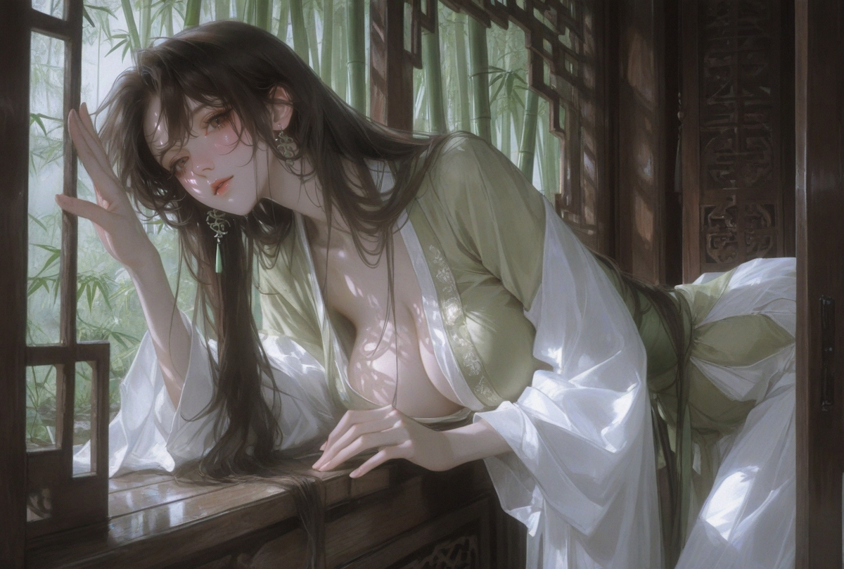 谁家探窗思春人？-pixiv插画-作品交流服务