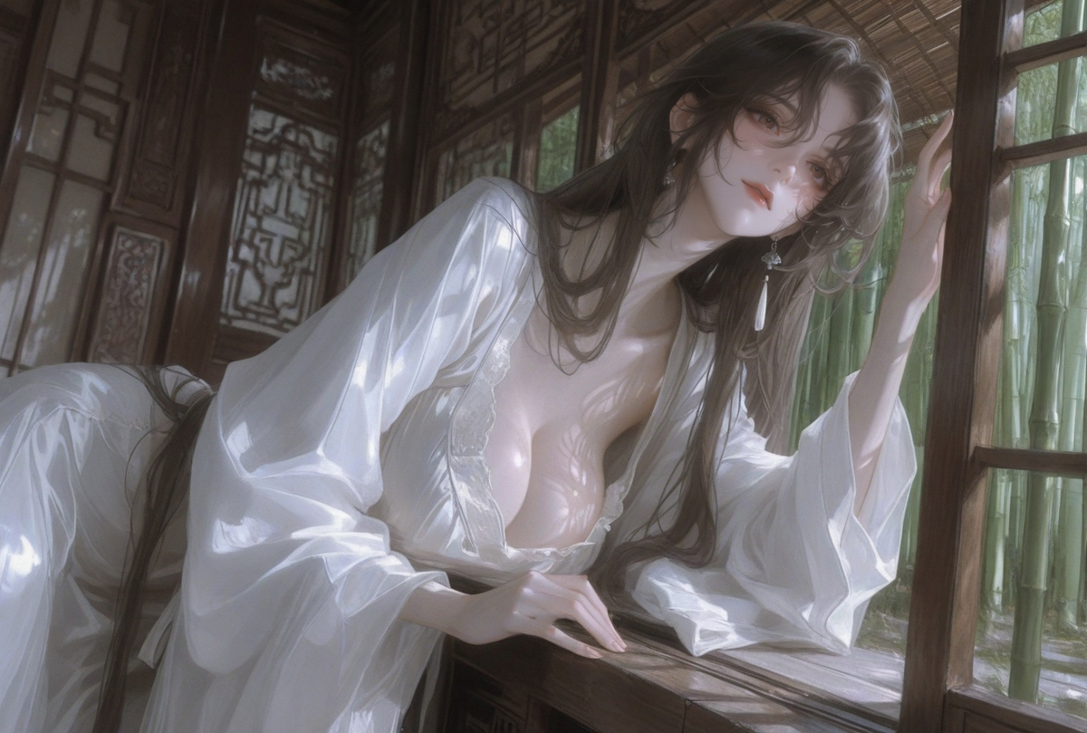 谁家探窗思春人？-pixiv插画-作品交流服务