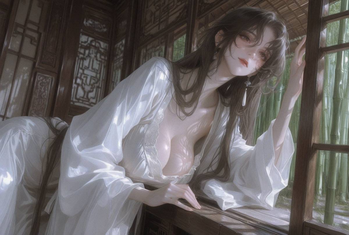图片[4]-谁家探窗思春人？-pixiv插画-作品交流服务