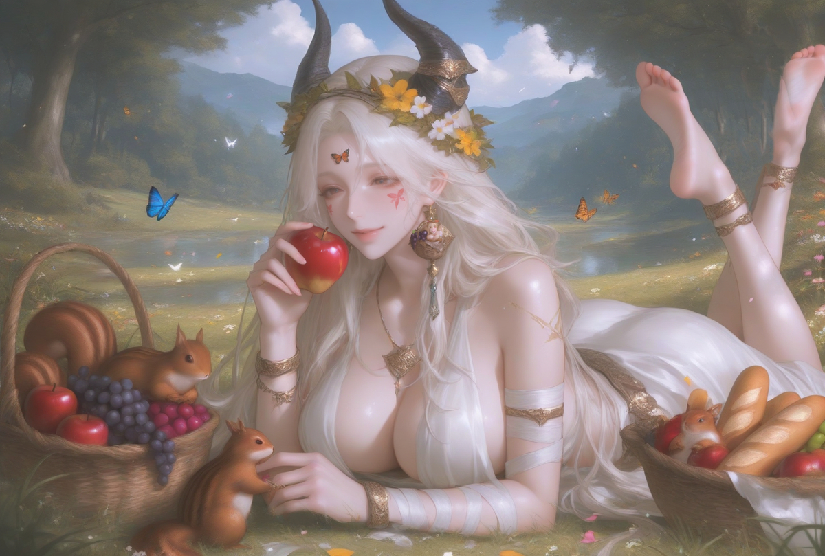 国色天香(4K)-pixiv插画-作品交流服务