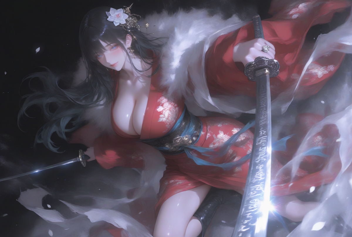 白蛇赤帝-pixiv插画-作品交流服务