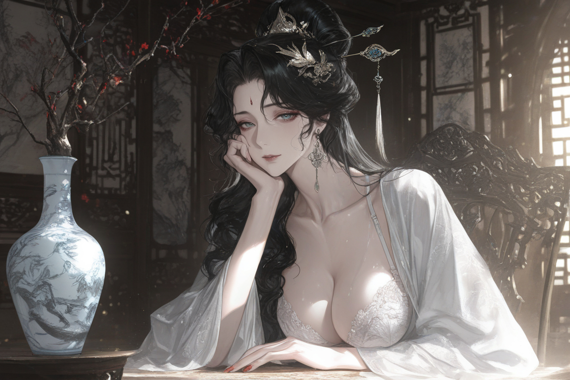 陛下，难道臣妾比不上奏折？-pixiv插画-作品交流服务