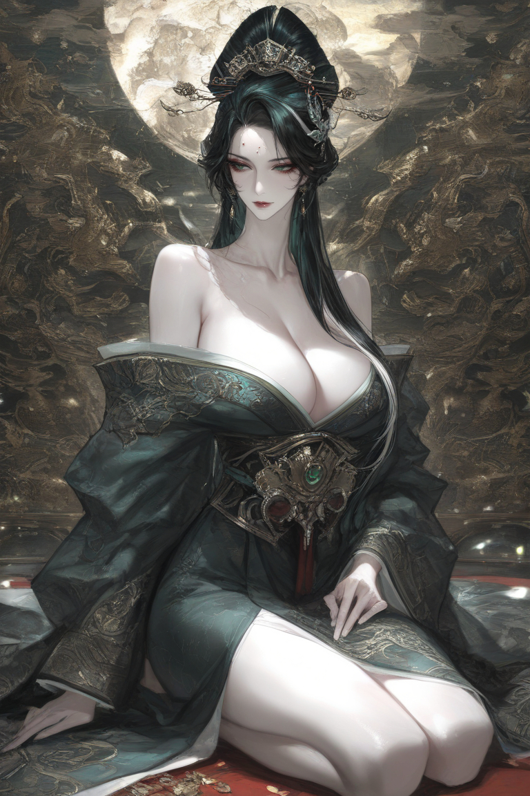 四大美人之孔雀夫人-pixiv插画-作品交流服务