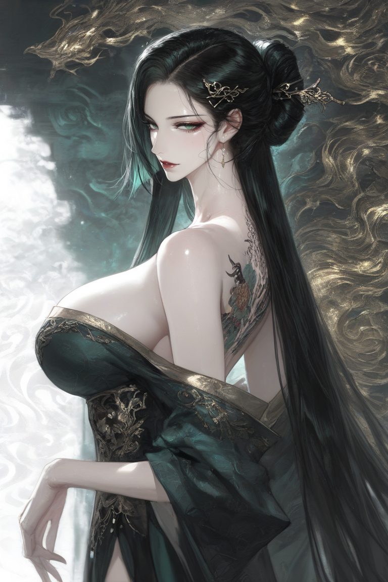 四大美人之孔雀夫人-pixiv插画-作品交流服务