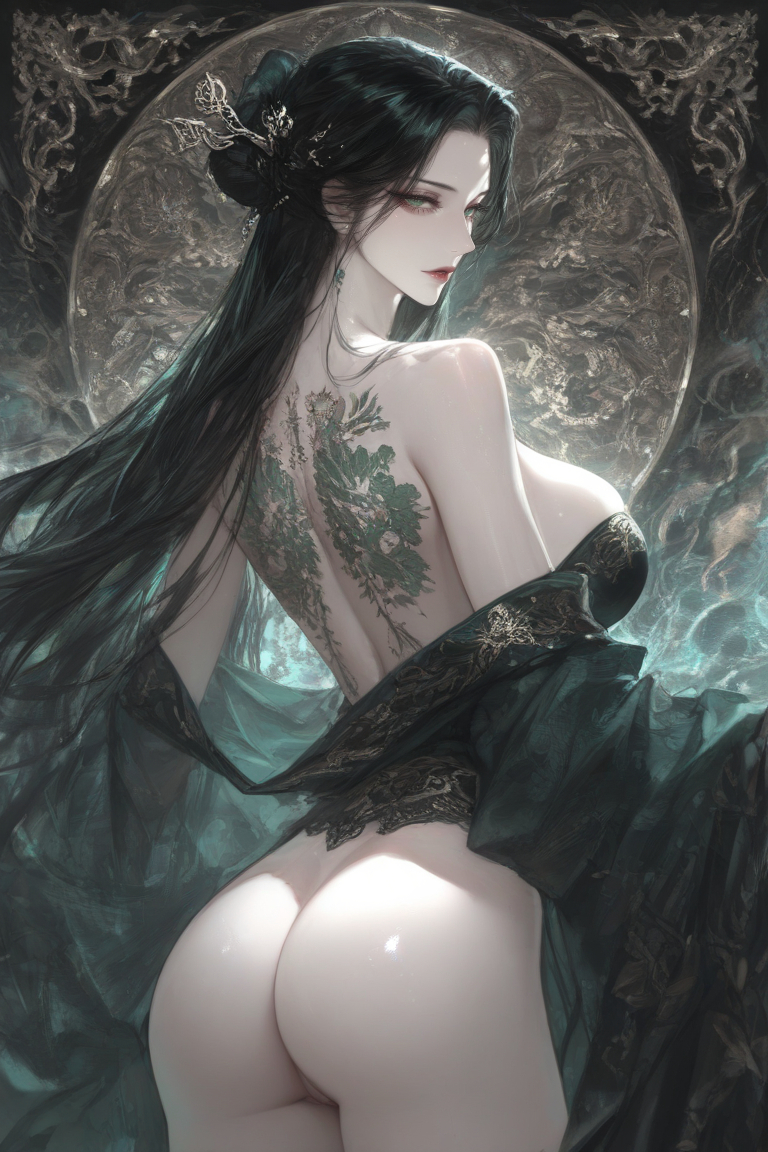 四大美人之孔雀夫人-pixiv插画-作品交流服务