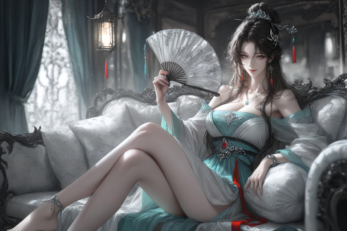 古风少女A（壁纸）-pixiv插画-作品交流服务