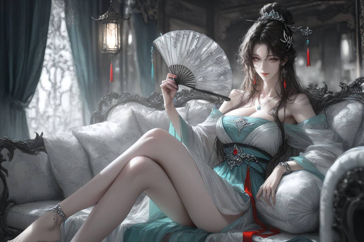 古风少女A（壁纸）-pixiv插画-作品交流服务
