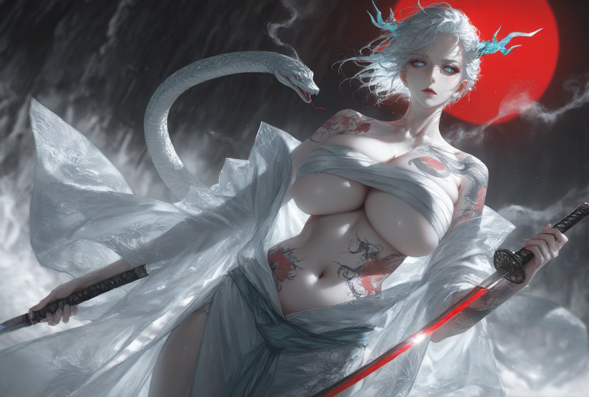 刃·赤日-pixiv插画-作品交流服务